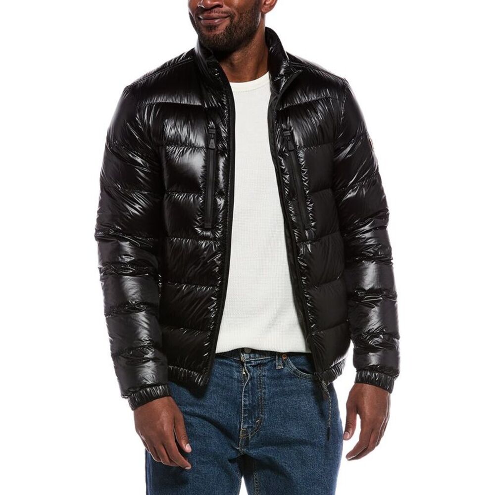 Moncler Mens Grenoble Orres Puffer Jacket, Black